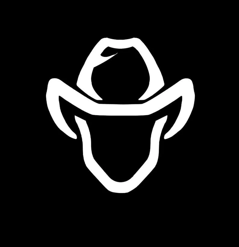 Cowboy Decal