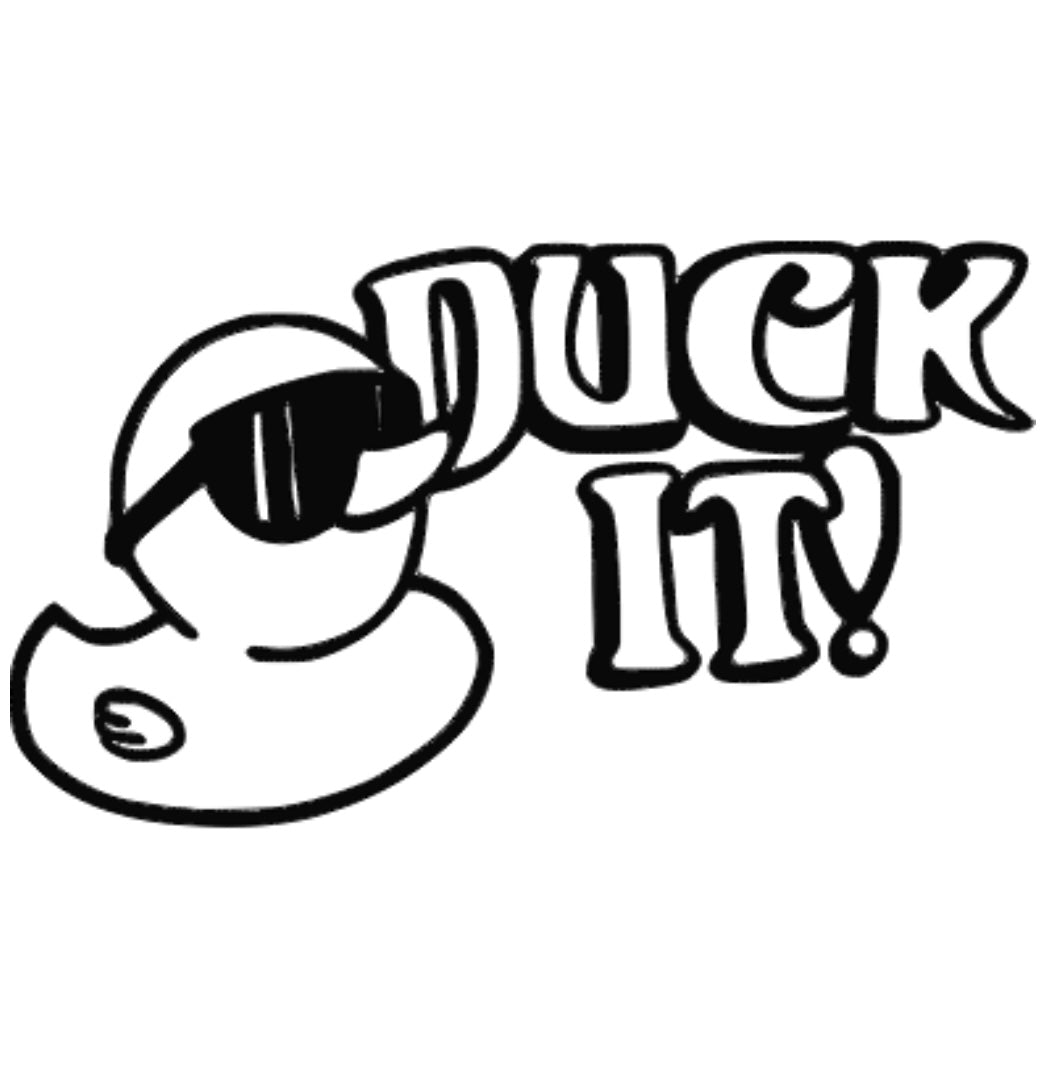 Duck It Decal