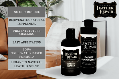 Leather Cleaning and Conditioning Care Kit