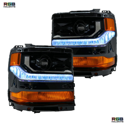 Chevrolet Silverado Multicolor Flow Series DRL Boards (2016-2018)