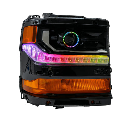 Chevrolet Silverado Multicolor Flow Series DRL Boards (2016-2018)