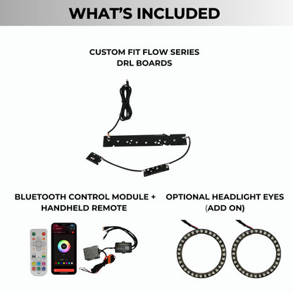 Chevrolet Silverado Multicolor Flow Series DRL Boards (2016-2018)