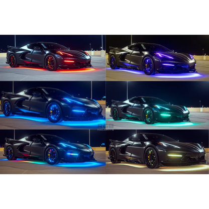 Flow Series LED Underglow Lighting Kit 3.0 | Custom 6pc | Flexible