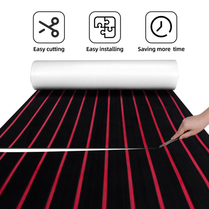 Boat Flooring EVA Foam Boat Decking Faux Teak Marine Flooring Marine Mat Sheet for Motorboat RV Yacht Kayak Surfboard