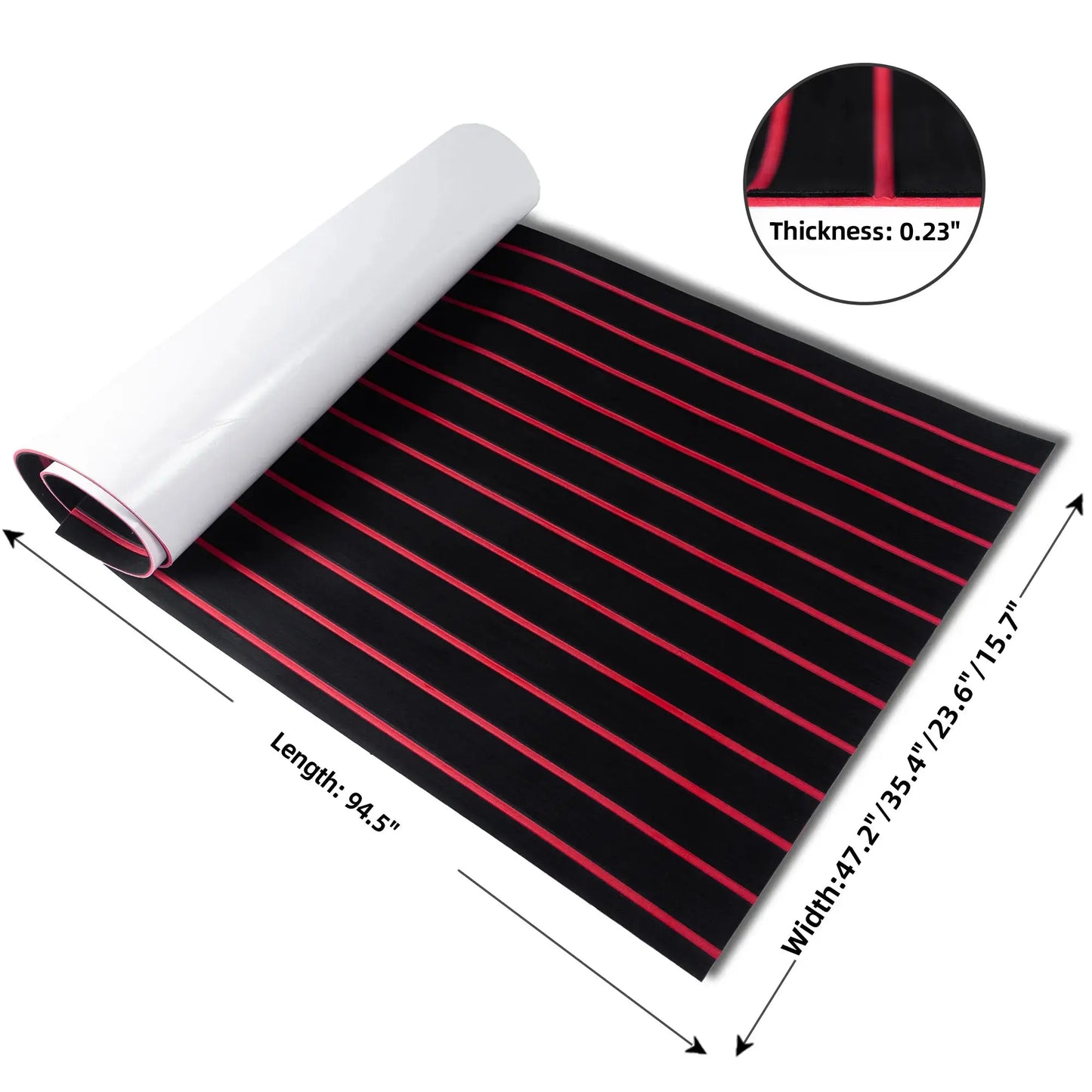 Boat Flooring EVA Foam Boat Decking Faux Teak Marine Flooring Marine Mat Sheet for Motorboat RV Yacht Kayak Surfboard