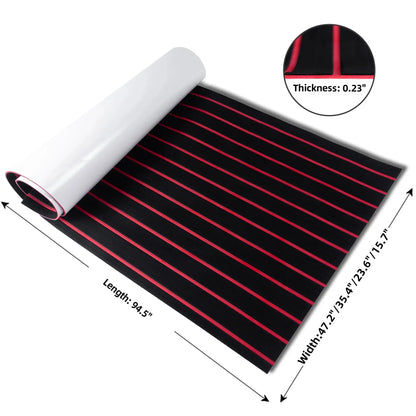 Boat Flooring EVA Foam Boat Decking Faux Teak Marine Flooring Marine Mat Sheet for Motorboat RV Yacht Kayak Surfboard