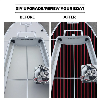 Boat Flooring EVA Foam Boat Decking Faux Teak Marine Flooring Marine Mat Sheet for Motorboat RV Yacht Kayak Surfboard