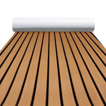 Boat Flooring EVA Foam Boat Decking Faux Teak Marine Flooring Marine Mat Sheet for Motorboat RV Yacht Kayak Surfboard