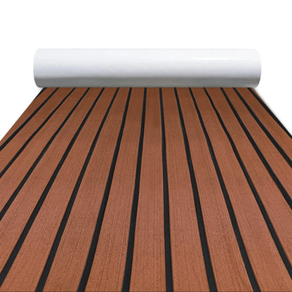 Boat Flooring EVA Foam Boat Decking Faux Teak Marine Flooring Marine Mat Sheet for Motorboat RV Yacht Kayak Surfboard