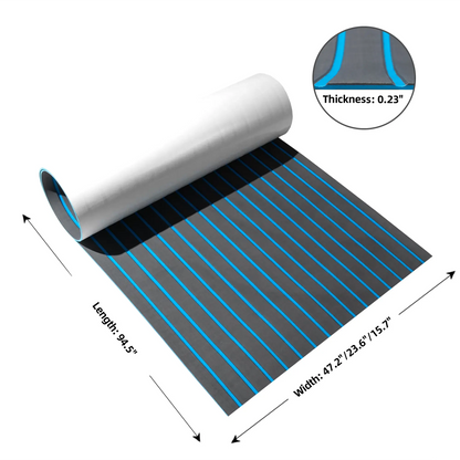 Boat Flooring EVA Foam Boat Decking Faux Teak Marine Flooring Marine Mat Sheet for Motorboat RV Yacht Kayak Surfboard