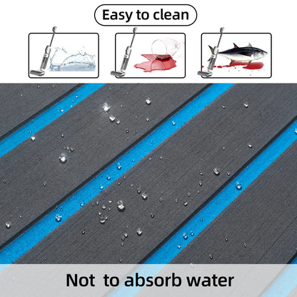 Boat Flooring EVA Foam Boat Decking Faux Teak Marine Flooring Marine Mat Sheet for Motorboat RV Yacht Kayak Surfboard