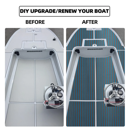 Boat Flooring EVA Foam Boat Decking Faux Teak Marine Flooring Marine Mat Sheet for Motorboat RV Yacht Kayak Surfboard