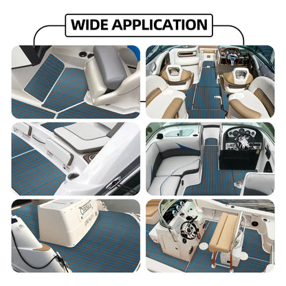 Boat Flooring EVA Foam Boat Decking Faux Teak Marine Flooring Marine Mat Sheet for Motorboat RV Yacht Kayak Surfboard