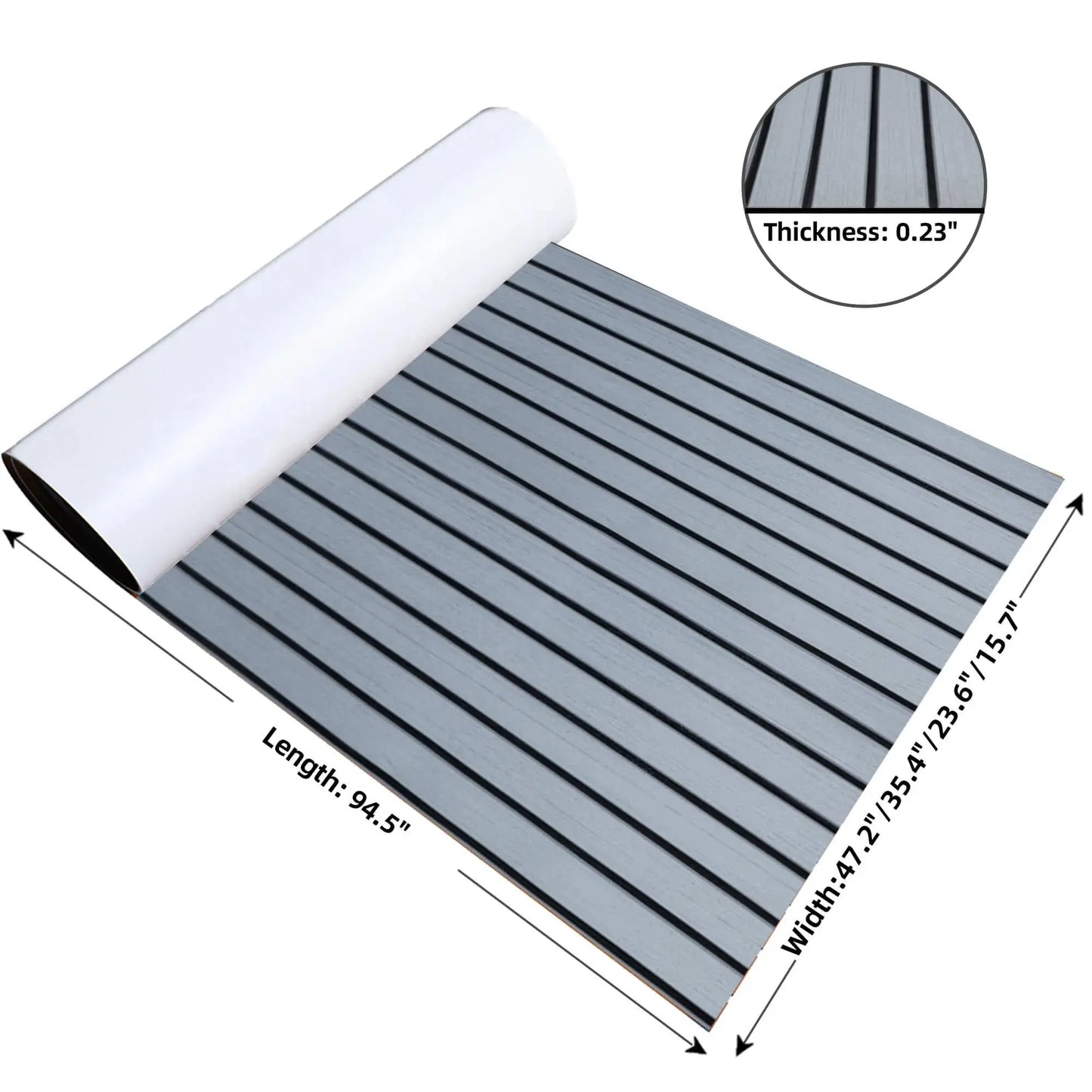 Boat Flooring EVA Foam Boat Decking Faux Teak Marine Flooring Marine Mat Sheet for Motorboat RV Yacht Kayak Surfboard