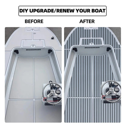 Boat Flooring EVA Foam Boat Decking Faux Teak Marine Flooring Marine Mat Sheet for Motorboat RV Yacht Kayak Surfboard