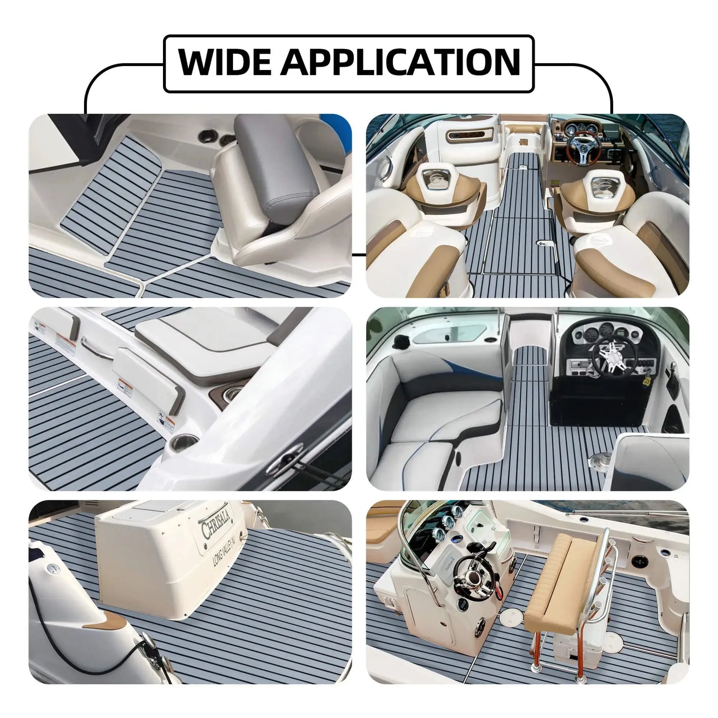 Boat Flooring EVA Foam Boat Decking Faux Teak Marine Flooring Marine Mat Sheet for Motorboat RV Yacht Kayak Surfboard