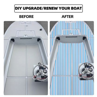 Boat Flooring EVA Foam Boat Decking Faux Teak Marine Flooring Marine Mat Sheet for Motorboat RV Yacht Kayak Surfboard