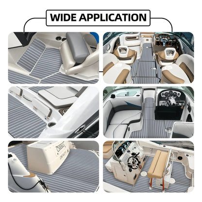 Boat Flooring EVA Foam Boat Decking Faux Teak Marine Flooring Marine Mat Sheet for Motorboat RV Yacht Kayak Surfboard