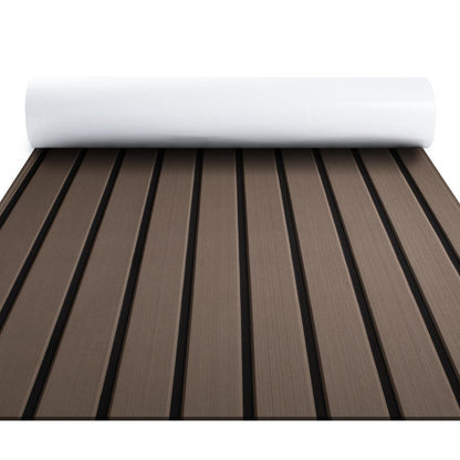 Boat Flooring EVA Foam Boat Decking Faux Teak Marine Flooring Marine Mat Sheet for Motorboat RV Yacht Kayak Surfboard