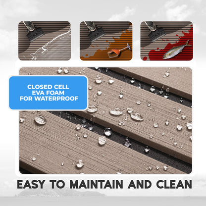 Boat Flooring EVA Foam Boat Decking Faux Teak Marine Flooring Marine Mat Sheet for Motorboat RV Yacht Kayak Surfboard