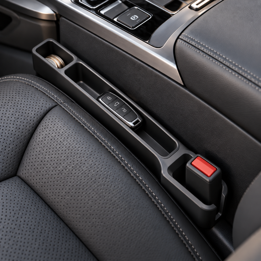 Custom Seat Gap Organizer — concept rendering; final product made to confirmed specifications