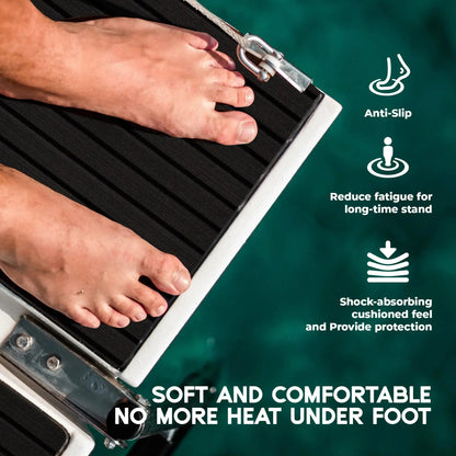 Boat Flooring EVA Foam Boat Decking Faux Teak Marine Flooring Marine Mat Sheet for Motorboat RV Yacht Kayak Surfboard