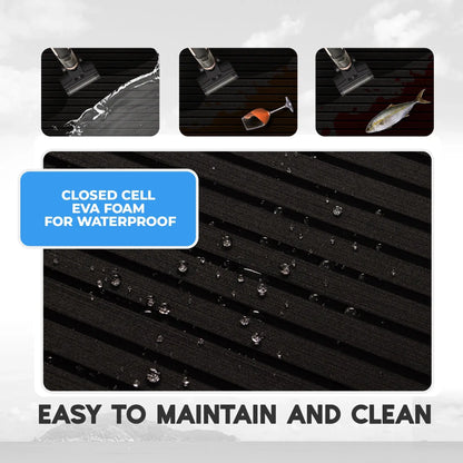 Boat Flooring EVA Foam Boat Decking Faux Teak Marine Flooring Marine Mat Sheet for Motorboat RV Yacht Kayak Surfboard