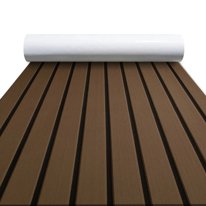 Boat Flooring EVA Foam Boat Decking Faux Teak Marine Flooring Marine Mat Sheet for Motorboat RV Yacht Kayak Surfboard