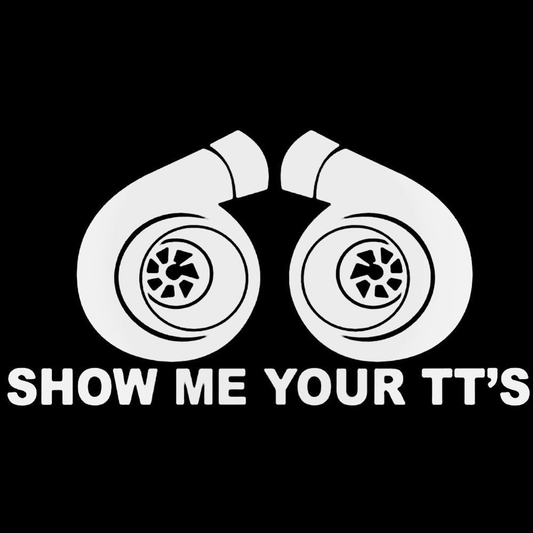 Turbo Show Me Your Tits Decal